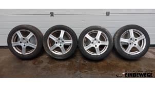 Gebrauchte Felgen Set + Reifen Peugeot 206+ (2L/M) 1.4 XS Preis € 210,00 Margenregelung angeboten von Auto- en demontagebedrijf Eindewege