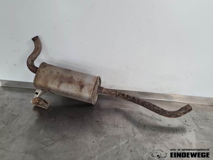 Gebrauchte Auspuff Enddämpfer Renault Clio III (BR/CR) 1.4 16V Preis € 40,00 Margenregelung angeboten von Auto- en demontagebedrijf Eindewege