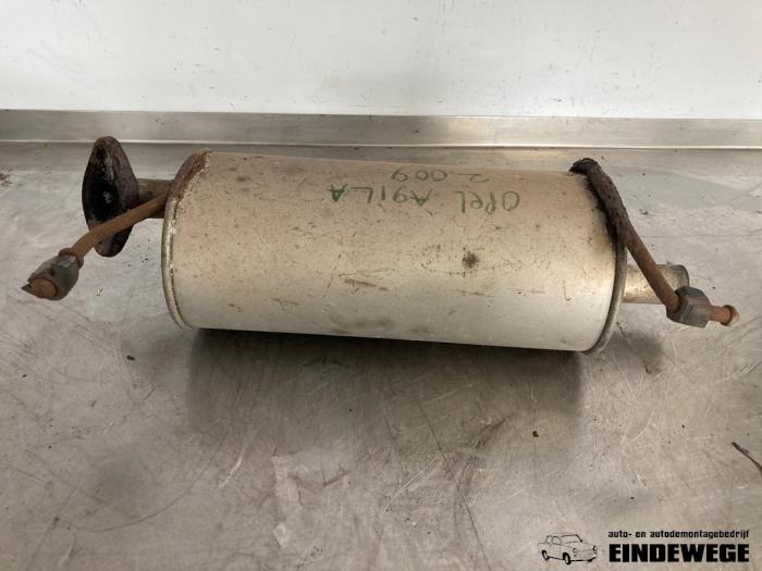 Gebrauchte Auspuff Enddämpfer Opel Agila (B) 1.2 16V Preis € 25,00 Margenregelung angeboten von Auto- en demontagebedrijf Eindewege
