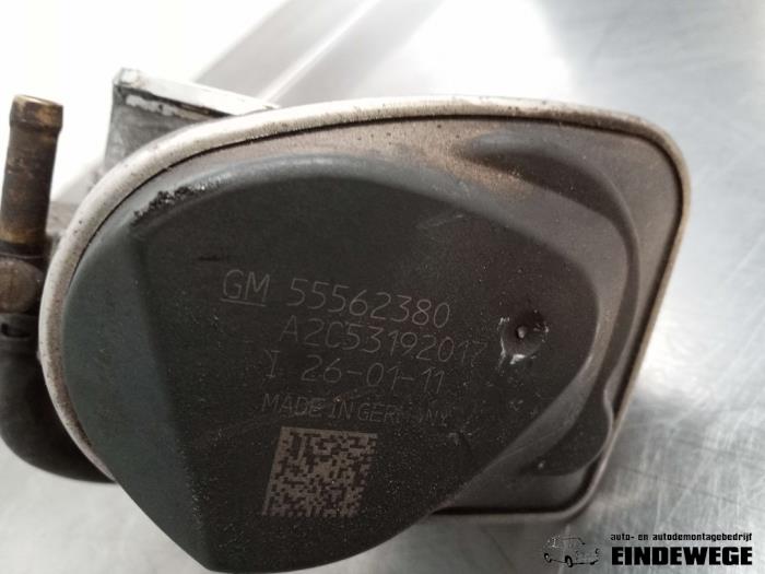 Usagé Boîtier accélérateur Chevrolet Cruze (305) 1.8 16V VVT Prix € 35,00 Règlement à la marge proposé par Auto- en demontagebedrijf Eindewege