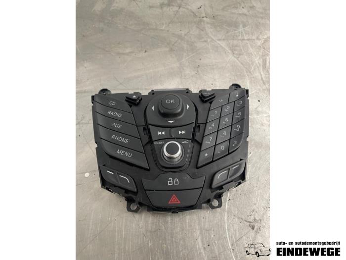 Używane Panel obslugi radia Ford B-Max (JK8) 1.0 EcoBoost 12V 100 Cena € 52,50 Procedura marży oferowane przez Auto- en demontagebedrijf Eindewege