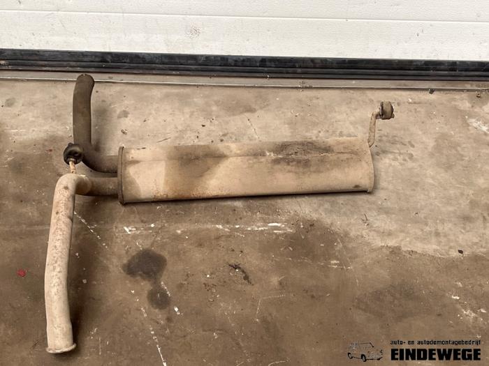 Gebrauchte Auspuff Enddämpfer Peugeot 107 1.4 HDI Preis € 35,00 Margenregelung angeboten von Auto- en demontagebedrijf Eindewege