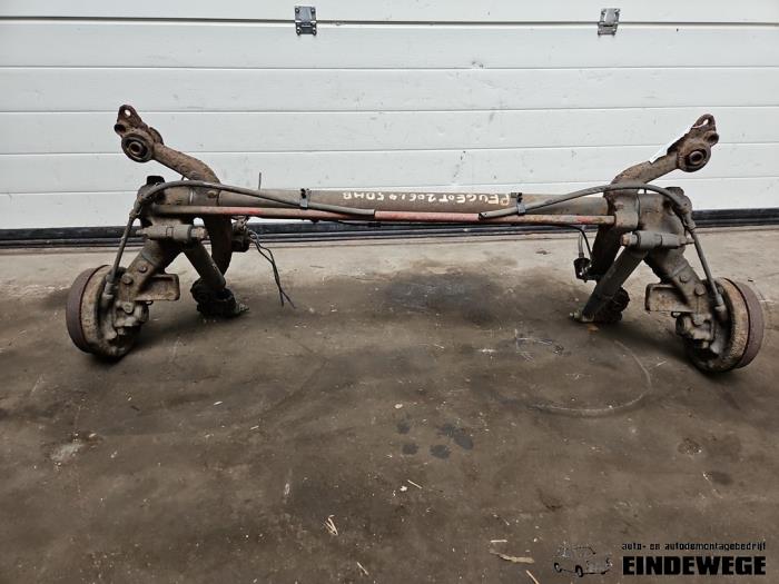 Gebrauchte Hinterachse Vorderradantrieb Peugeot 206 (2A/C/H/J/S) 1.4 XR,XS,XT,Gentry Preis auf Anfrage angeboten von Auto- en demontagebedrijf Eindewege