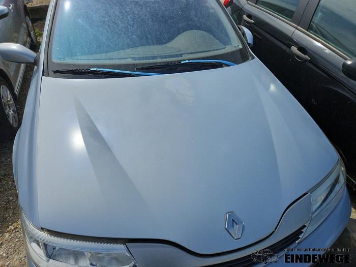Używane Maska Renault Laguna II (BG) 1.6 16V Cena € 52,50 Procedura marży oferowane przez Auto- en demontagebedrijf Eindewege