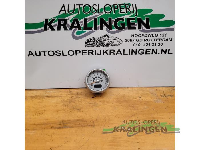 Używane Obrotomierz Austin Mini Open (R52) 1.6 16V Cooper Cena € 50,00 Procedura marży oferowane przez Autosloperij Kralingen B.V.