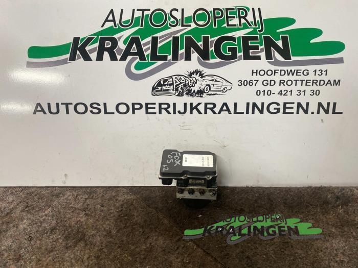 Begagnade ABS-pump Volkswagen Fox (5Z) 1.2 Pris € 19,99 Marginaltabell erbjuds av Autosloperij Kralingen B.V.