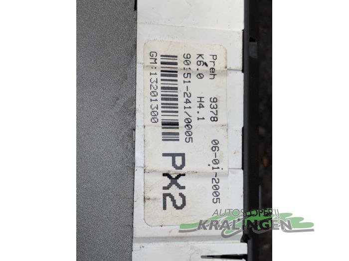 Heater control panel Opel Astra H SW 1.8 16V 13201300 OPEL