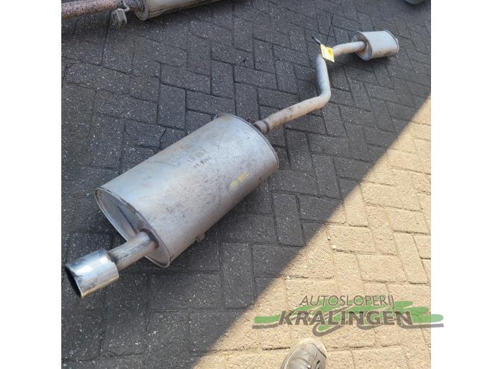 Exhaust central + rear silencer Peugeot 206 2.0 GTI 16V - 19507