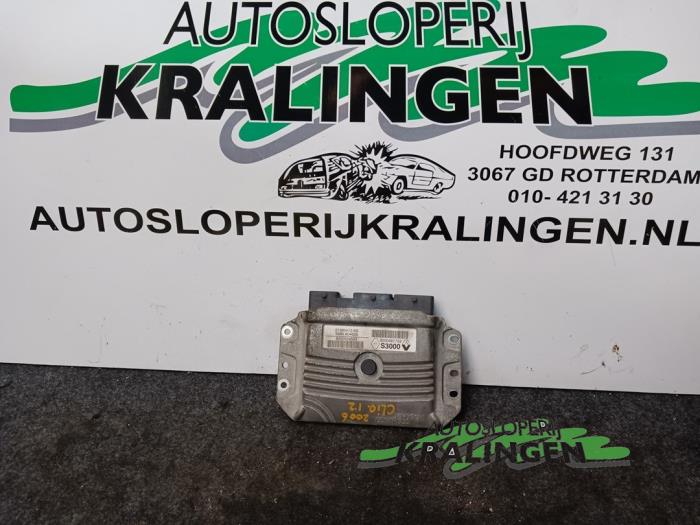Used Engine management computer Renault Clio III (BR/CR) 1.4 16V Price € 40,00 Margin scheme offered by Autosloperij Kralingen B.V.