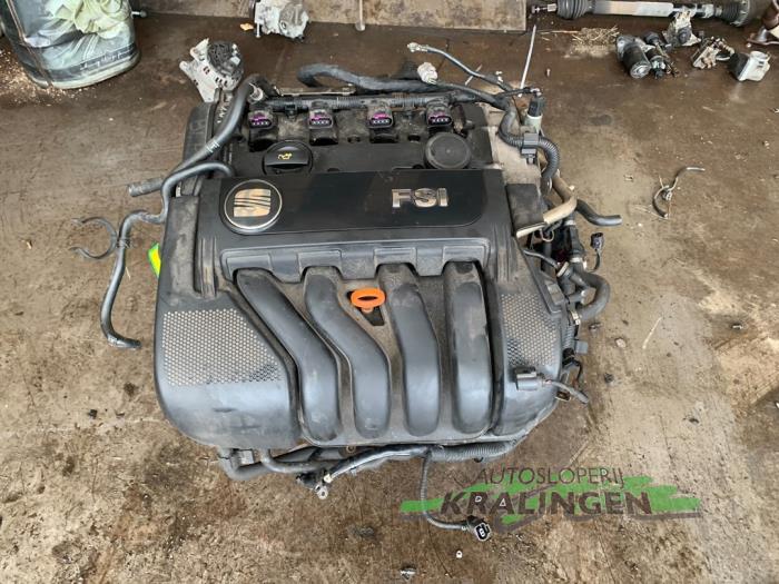 Engine from a Seat Toledo (5P2) 2.0 FSI 16V 2005