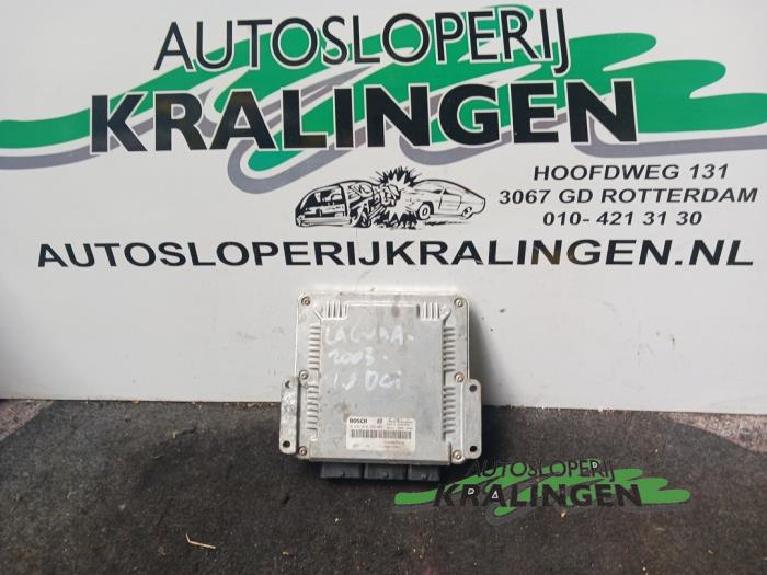 Used Engine management computer Renault Laguna II (BG) 1.9 dCi 120 Price € 50,00 Margin scheme offered by Autosloperij Kralingen B.V.