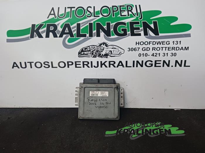 Used Engine management computer Renault Clio II (BB/CB) 1.4 16V Price € 50,00 Margin scheme offered by Autosloperij Kralingen B.V.
