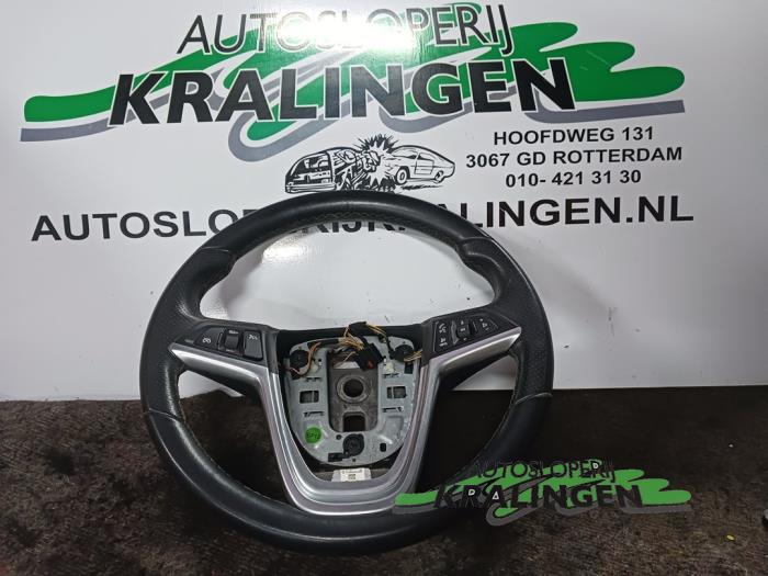 Steering wheel from a Opel Astra J (PC6/PD6/PE6/PF6) 1.7 CDTi 16V 125 2009