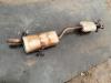 Exhaust central + rear silencer from a BMW 3 serie (E46/4) 318i 2000
