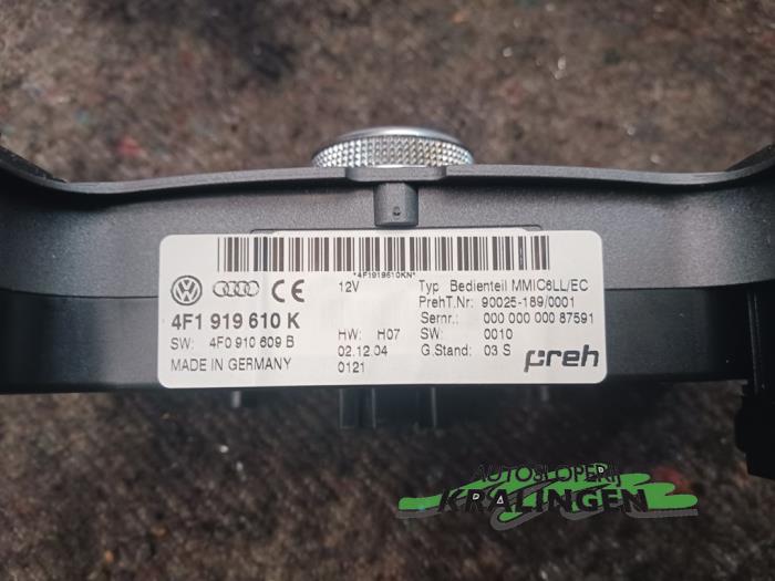 MMI Schalter van een Audi A6 (C6) 3.2 V6 24V FSI Quattro 2005