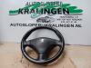 Steering wheel from a Peugeot 206 SW (2E/K), 2002 / 2007 1.6 16V, Combi/o, Petrol, 1.587cc, 80kW (109pk), FWD, TU5JP4; NFU, 2002-07 / 2007-03, 2KNFU 2003