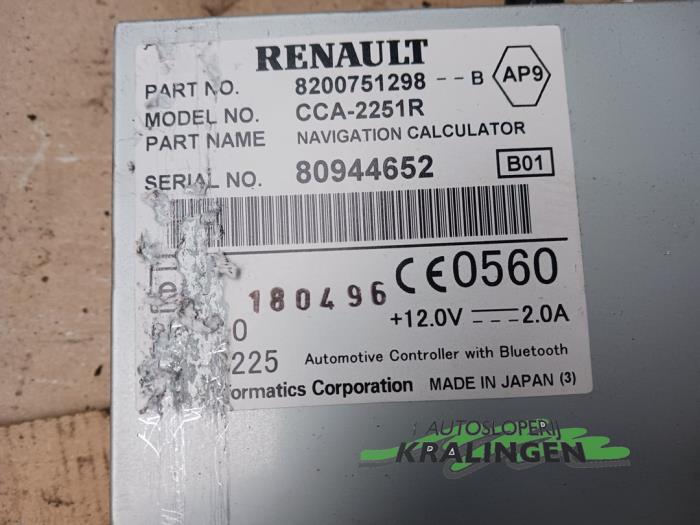 Bluetooth module from a Renault Scénic II (JM) 2.0 16V 2009