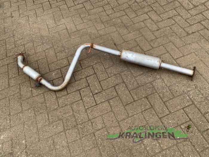 Exhaust middle silencer from a Mitsubishi Carisma 1.6i 16V 1999