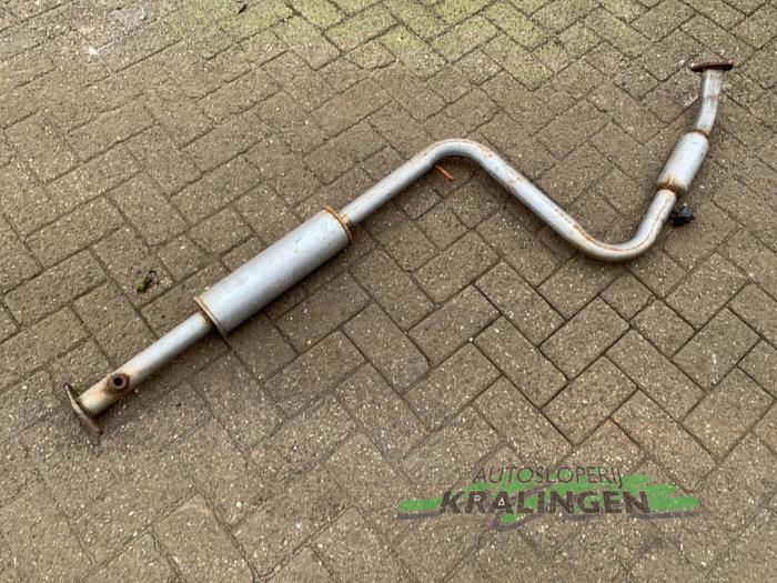 Exhaust middle silencer from a Mitsubishi Carisma 1.6i 16V 1999
