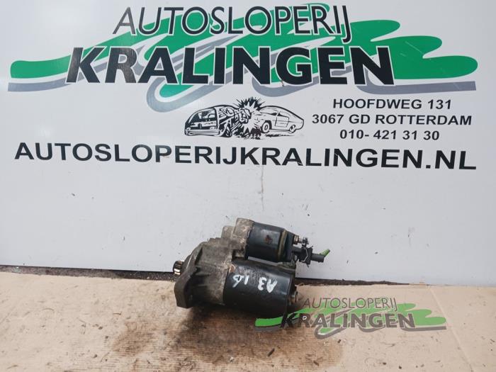 Begagnade Startmotor Audi A3 (8L1) 1.6 Pris € 24,98 Marginaltabell erbjuds av Autosloperij Kralingen B.V.