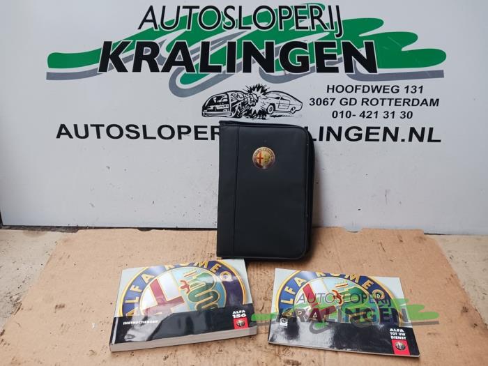 Używane Instrukcja Alfa Romeo 156 Sportwagon (932) 2.0 JTS 16V Cena € 25,00 Procedura marży oferowane przez Autosloperij Kralingen B.V.