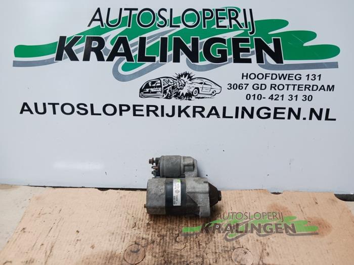 Begagnade Startmotor Renault Twingo II (CN) 1.2 Pris € 24,98 Marginaltabell erbjuds av Autosloperij Kralingen B.V.