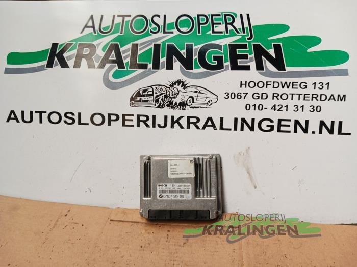 Used Engine management computer BMW 3 serie Compact (E46/5) 316ti 16V Price € 100,00 Margin scheme offered by Autosloperij Kralingen B.V.