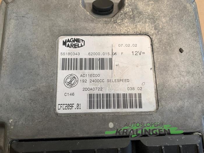 Automatic gearbox computer from a Fiat Stilo (192A/B) 2.4 20V Abarth 3-Drs. 2002