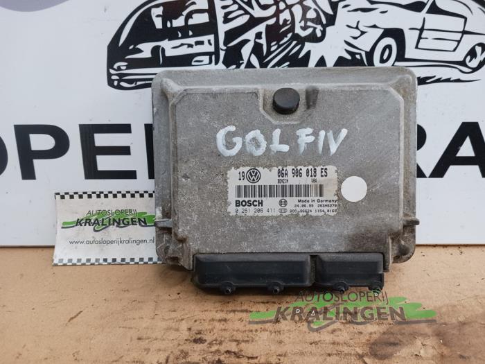 Used Engine management computer Volkswagen Golf IV (1J1) 2.0 Price € 99,99 Margin scheme offered by Autosloperij Kralingen B.V.