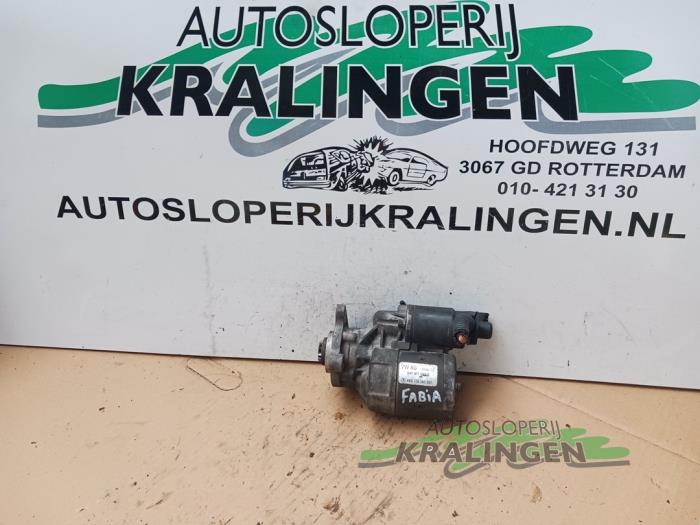 Begagnade Startmotor Skoda Fabia II (5J) 1.4i 16V Pris € 24,98 Marginaltabell erbjuds av Autosloperij Kralingen B.V.