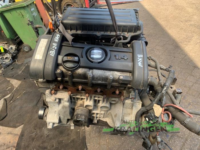 Motor van een Seat Ibiza III (6L1) 1.4 16V 85 2008