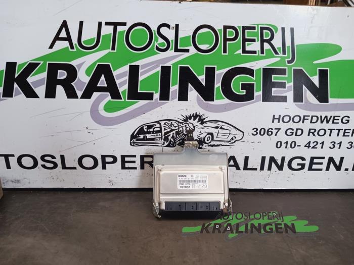 Engine management computer Toyota Corolla (E12), 2002 / 2007 1.4 16V VVT-i, Hatchback, Petrol, 1.398cc, 71kW (97pk), FWD, 4ZZFE, 2001-09 / 2004-06, ZZE120; JM28E (Used)