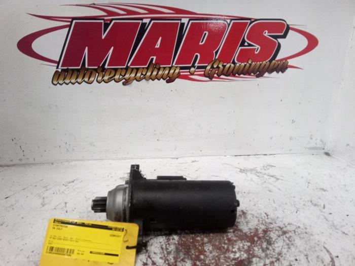 Begagnade Startmotor Volkswagen Golf IV (1J1) Pris € 60,00 Marginaltabell erbjuds av Autosloopbedrijf gebr. Maris