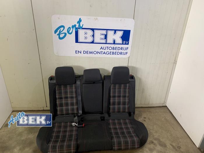 Rear bench seat from a Volkswagen Golf VI (5K1) 2.0 GTI 16V 2010