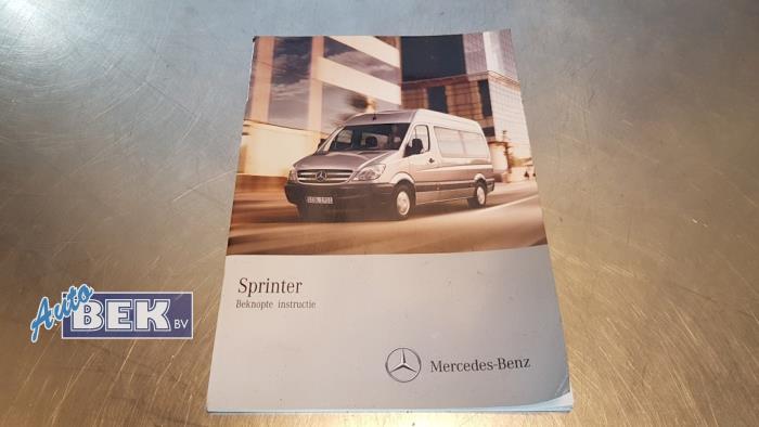 Betriebsanleitung van een Mercedes-Benz Sprinter 3,5t (906.63) 313 CDI 16V 4x4 2012