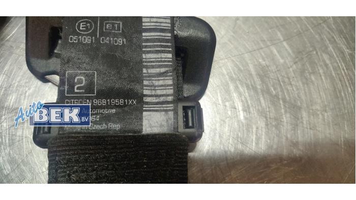 Rear seatbelt, right from a Citroën C3 (SC) 1.6 HDi 92 2012