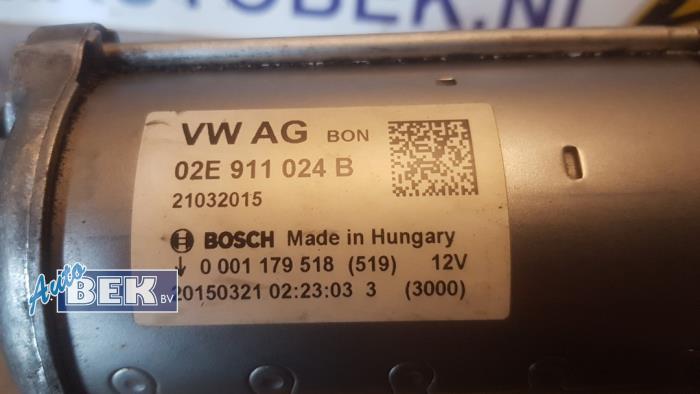 Démarreur d'un Volkswagen Golf VII (AUA) 2.0 R-line 4Motion 16V 2015