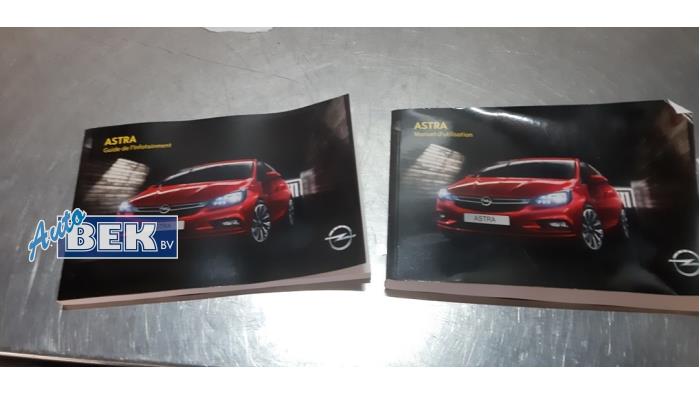 Livret d'instructions d'un Opel Astra K Sports Tourer 1.6 CDTI 110 16V 2017