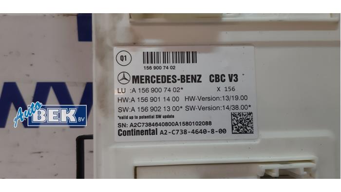 Ordinateur contrôle fonctionnel d'un Mercedes-Benz CLA (117.3) 2.0 AMG CLA-45 Turbo 16V 2016