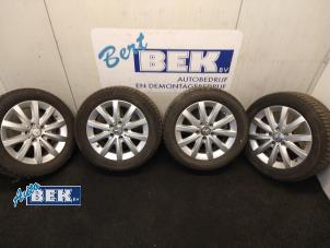 Used Set of sports wheels + winter tyres Mercedes B (W246,242) 1.6 B-200 BlueEFFICIENCY Turbo 16V Price € 500,00 Margin scheme offered by Auto Bek