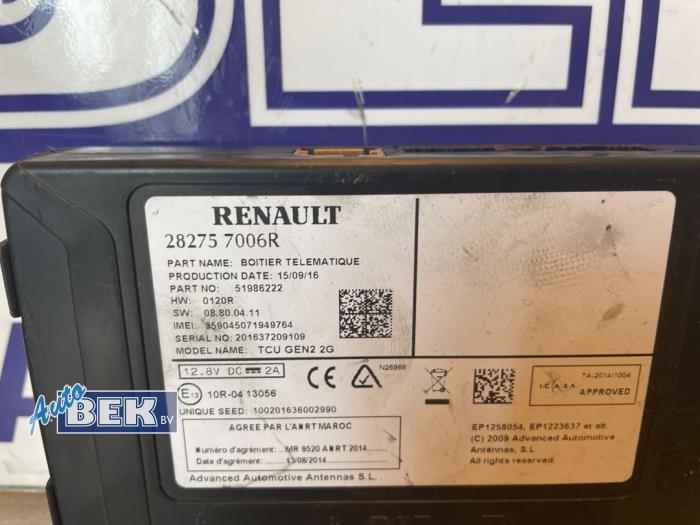 Module navigation d'un Renault Megane IV (RFBB) 1.5 Energy dCi 110 2016