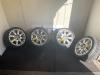 Set of sports wheels + winter tyres from a Volkswagen Polo IV (9N1/2/3), 2001 / 2012 1.2 12V, Hatchback, Petrol, 1.198cc, 47kW (64pk), FWD, AZQ; BME, 2001-10 / 2007-07, 9N1; 3 2004