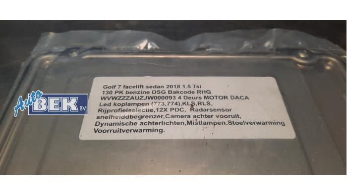 Engine management computer from a Volkswagen Golf Sportsvan (AUVS) 1.5 TSI Evo BlueMotion 16V