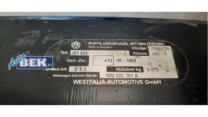 Hak holowniczy z Volkswagen Golf VI Variant (AJ5/1KA) 1.6 TDI 16V 105 2012