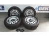 Set of wheels from a Volkswagen Caddy IV, 2015 1.6 TDI 16V, Delivery, Diesel, 1.598cc, 55kW (75pk), FWD, CAYE, 2015-05 / 2017-11 2016
