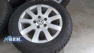 Used Set of sports wheels + winter tyres Volkswagen Caddy III (2KA,2KH,2CA,2CH) 1.9 TDI Price € 200,00 Margin scheme offered by Auto Bek