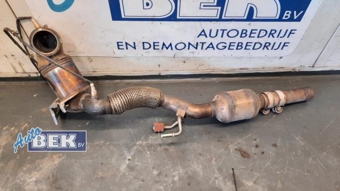 Used Front pipe + catalyst Volkswagen Polo V (6R) 1.2 TSI 16V BlueMotion Technology Price € 299,99 Margin scheme offered by Auto Bek