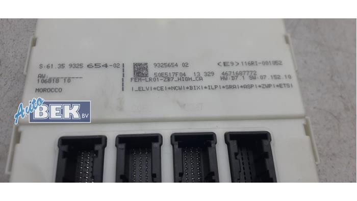 Ordinateur contrôle fonctionnel d'un BMW 1 serie (F20) 118i 1.6 16V 2014
