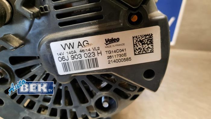 Dynamo van een Volkswagen Touran (5T1) 1.8 TSI 2017