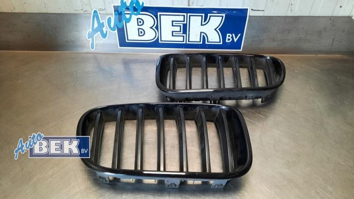Grille from a BMW X3 (F25) xDrive20d 16V 2011